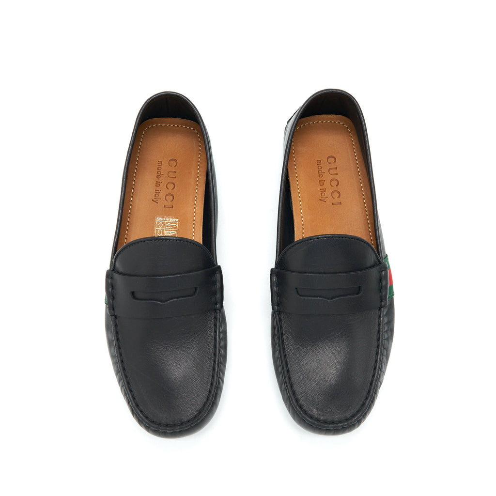 gucci-size-5-men-s-leather-loafer-black