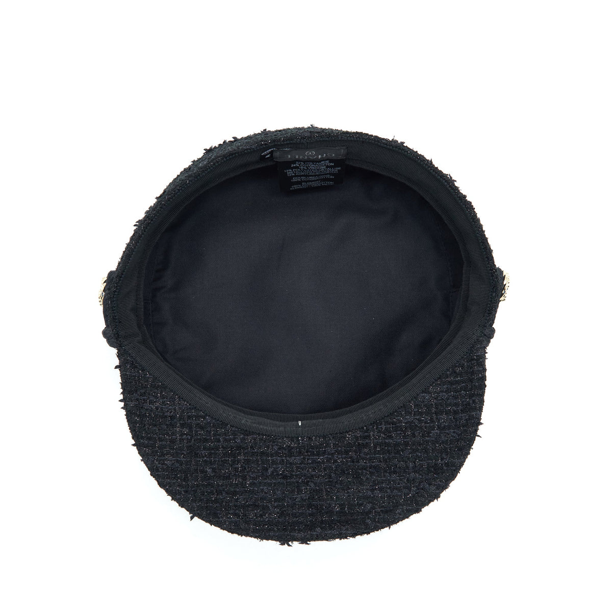 chanel-size-m-newsboy-cap-black-lghw