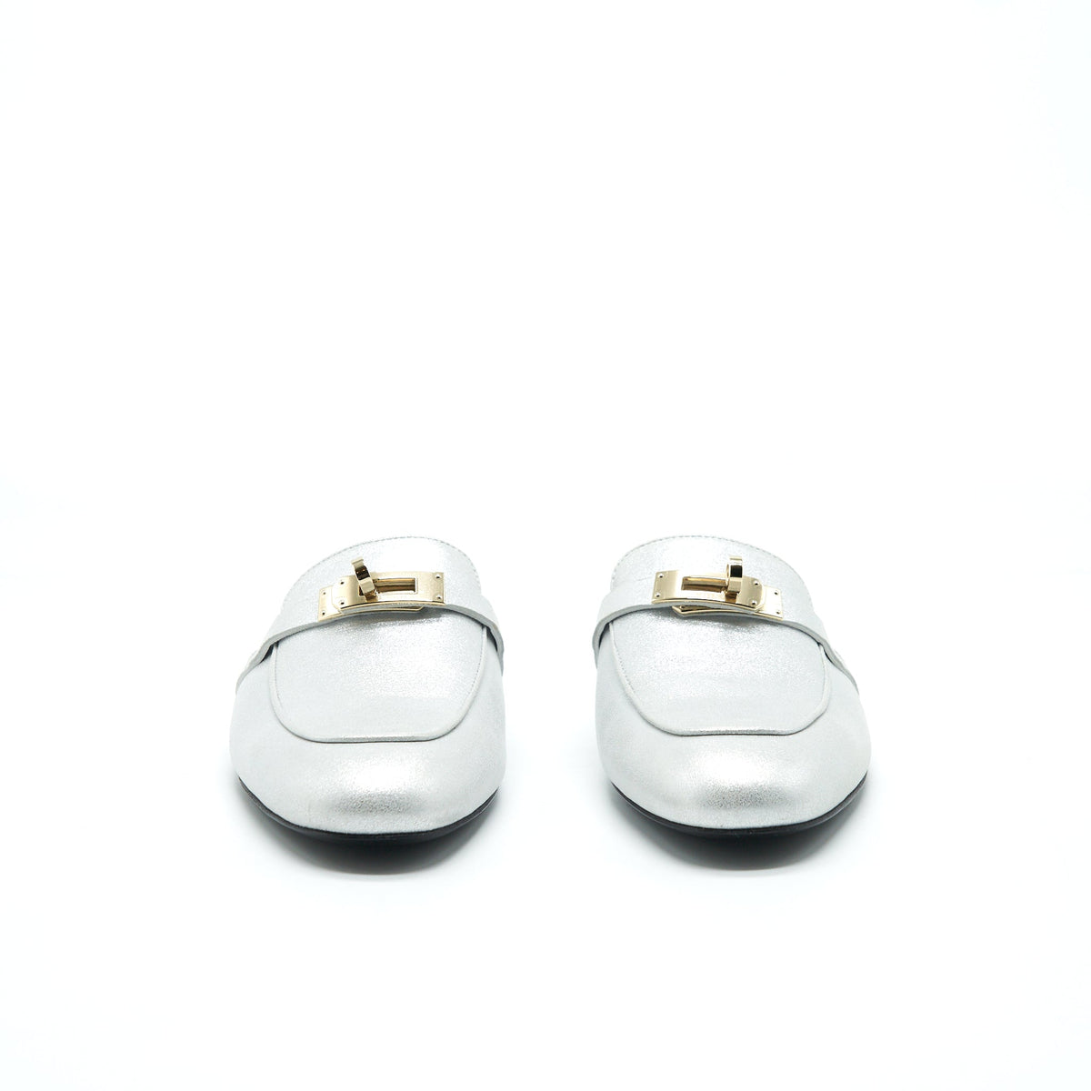 HERMES OZ MULE GRIS ARGENTE LGHW