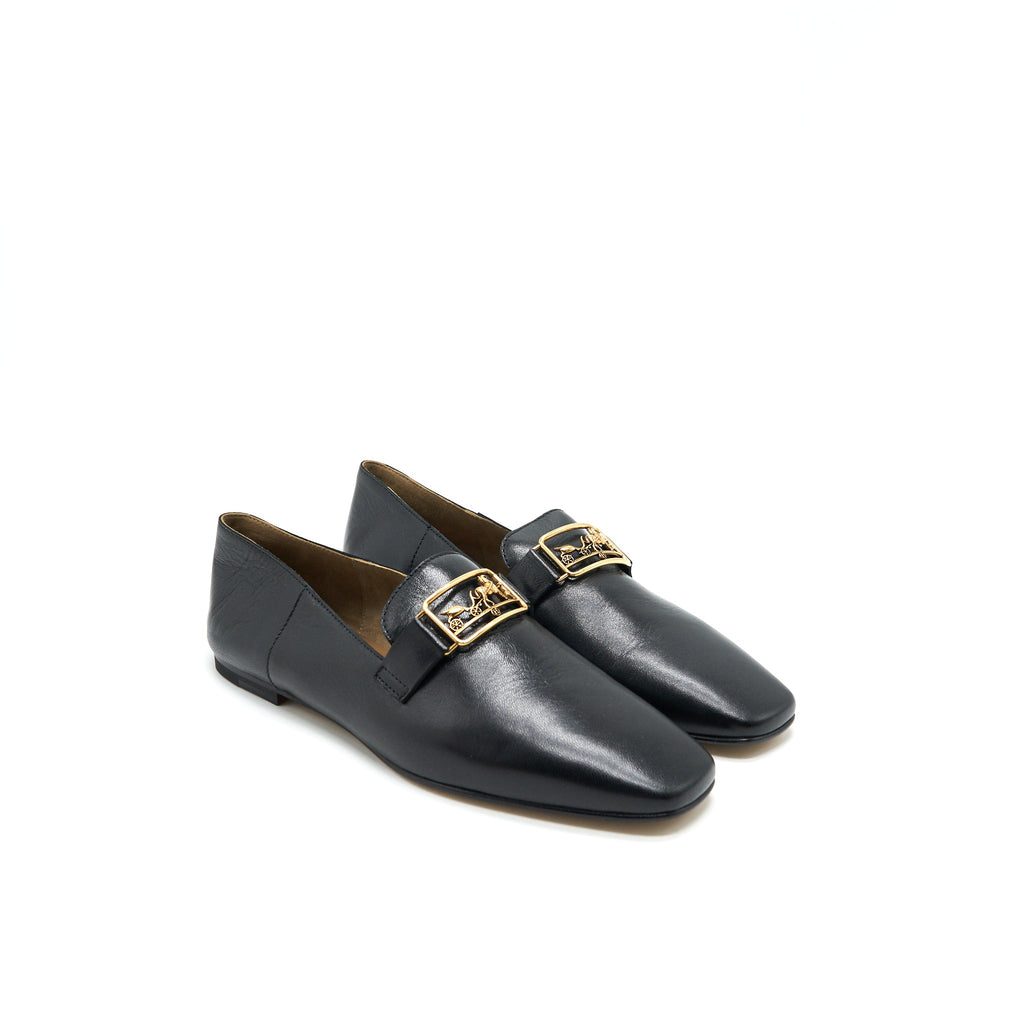 hermes-size-37-time-loafer-black-ghw