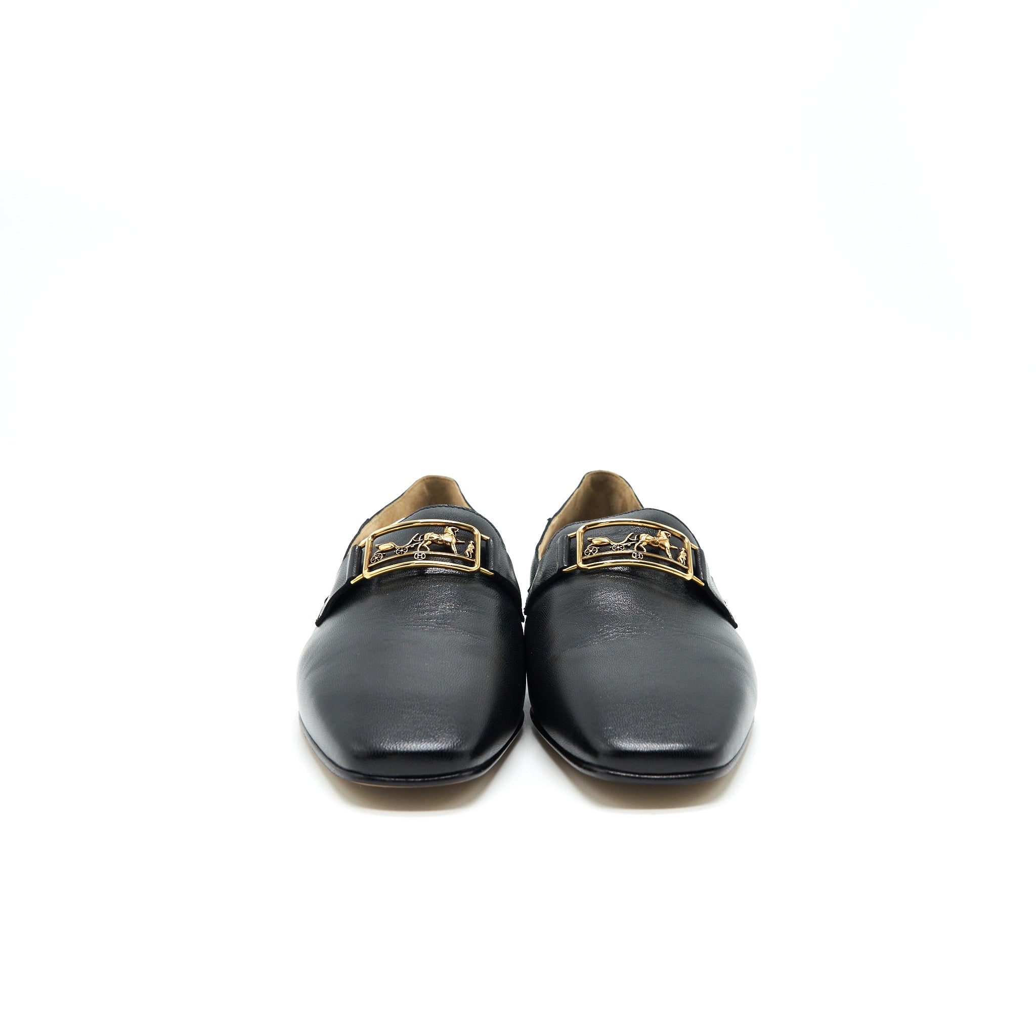hermes-size-37-time-loafer-black-ghw