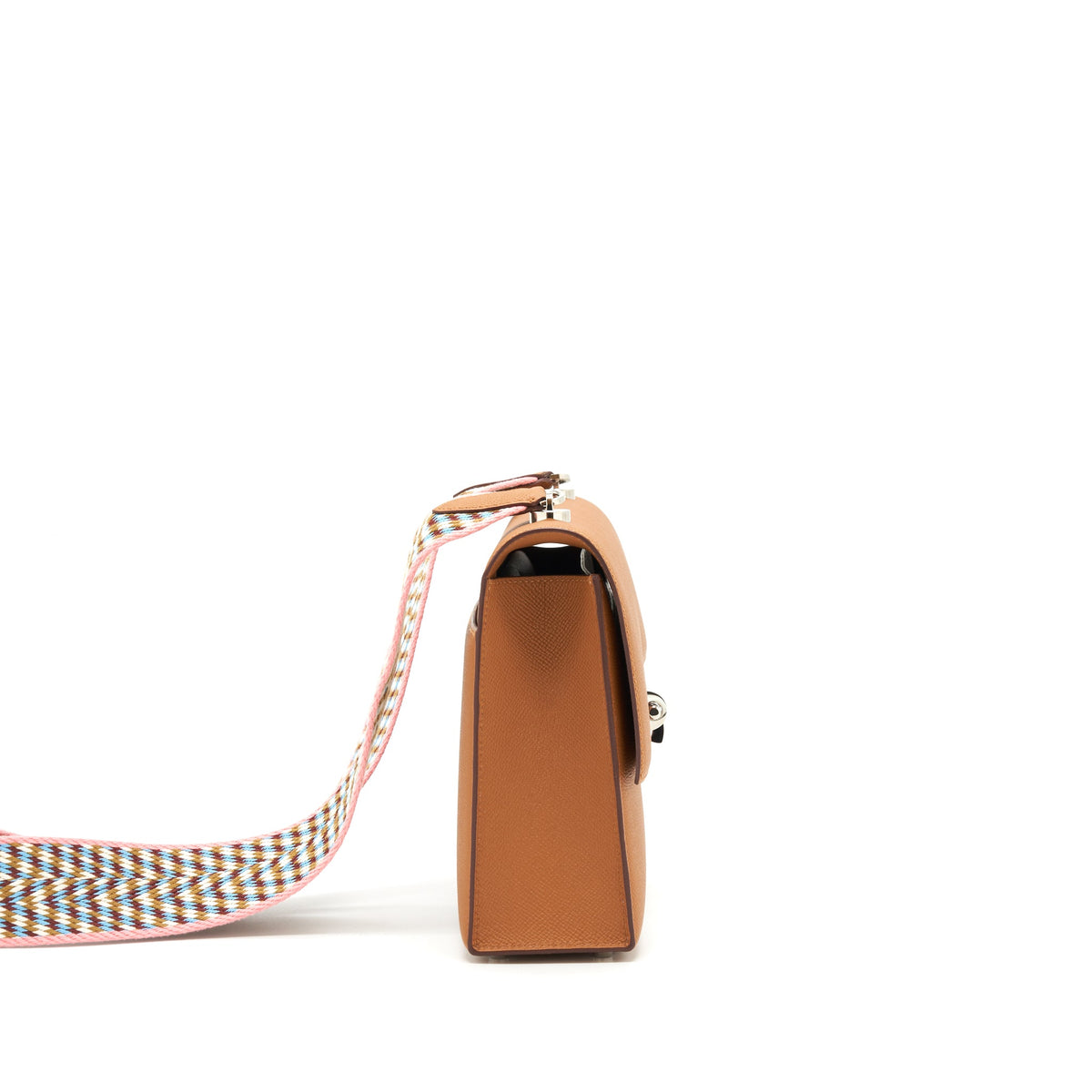 hermes-sac-verrou-21-epsom-gold-shw-with-multicolor-strap-stamp-d