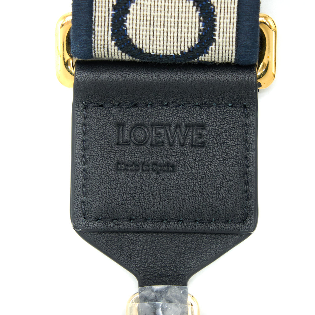 copy-of-loewe-anagram-strap-calfskin-jacquard-navy-black-ghw