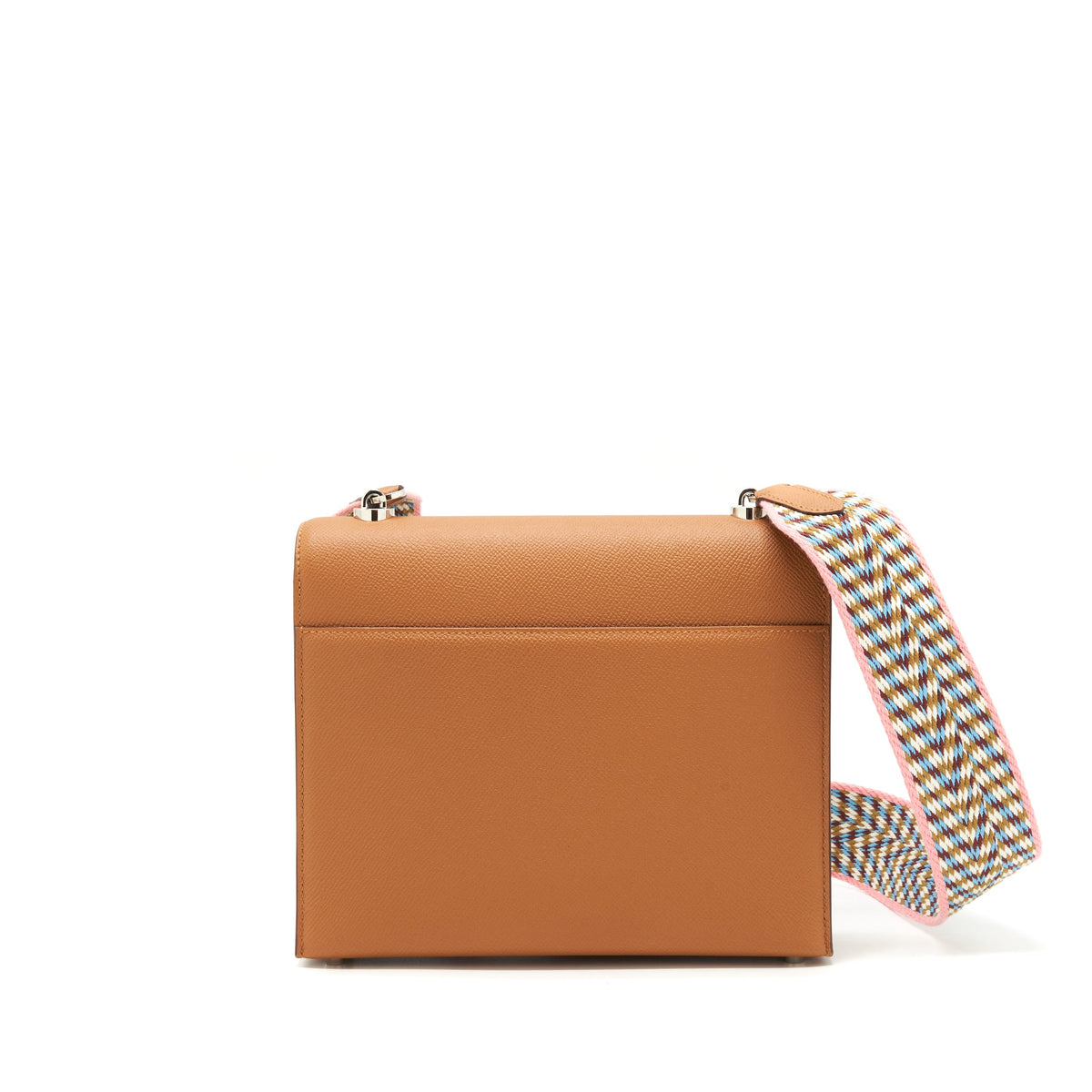 hermes-sac-verrou-21-epsom-gold-shw-with-multicolor-strap-stamp-d