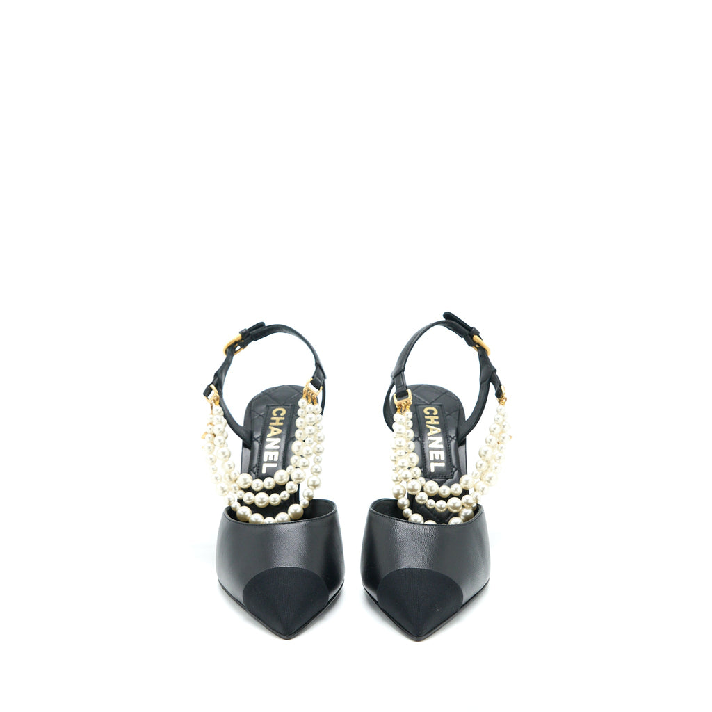 chanel-size-39-heel-with-pearl-leather-fabric-black-ghw