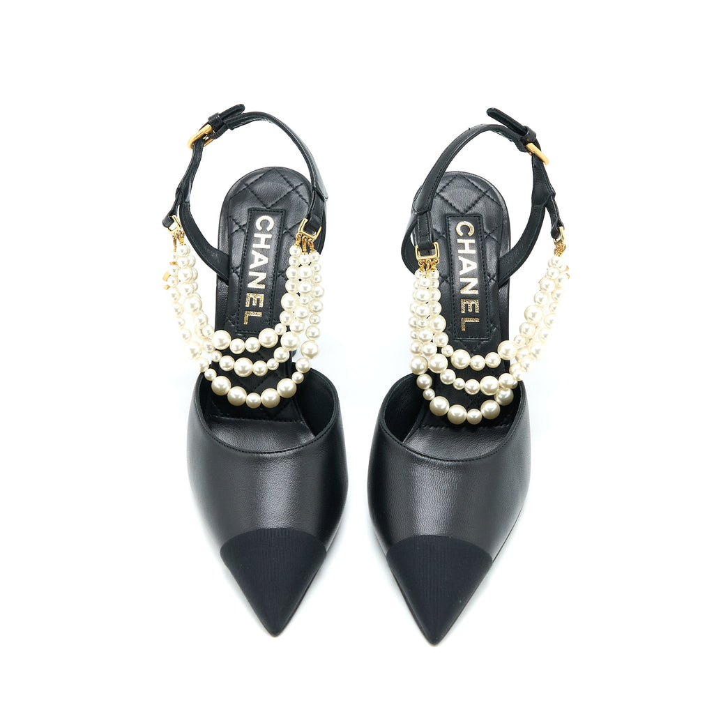 chanel-size-39-heel-with-pearl-leather-fabric-black-ghw
