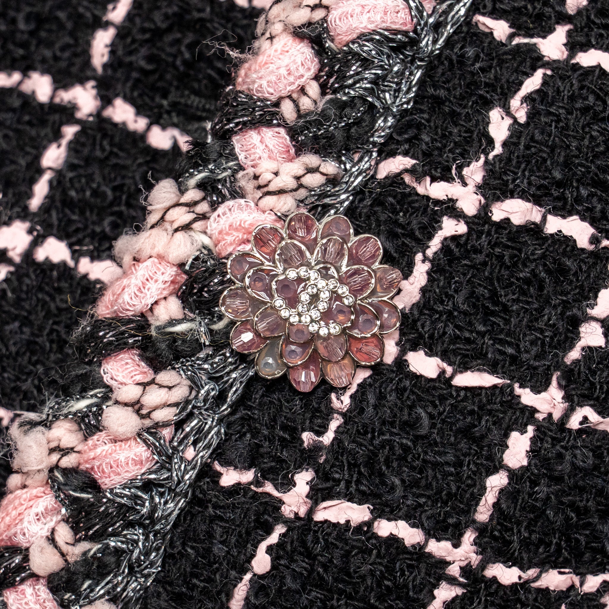 chanel-size-36-camellia-detailed-button-tweed-jacket-wool-polyamide-black-pink
