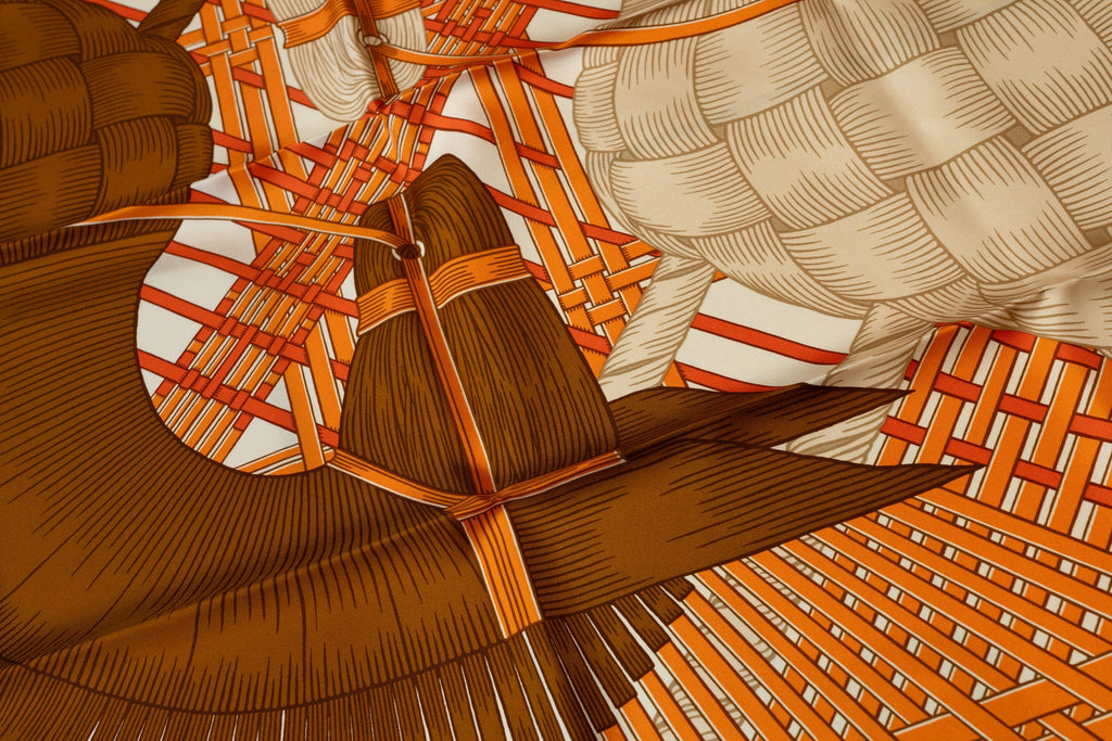 hermes-90cm-silk-scarf-masan-masan-orange-grege-tabac