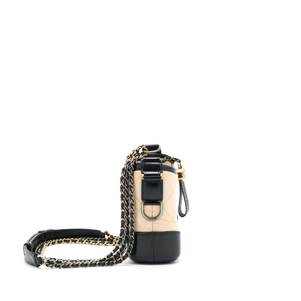 chanel-small-gabrielle-hobo-bag-calfskin-beige-black-ruthenium-gold-silver-hardware