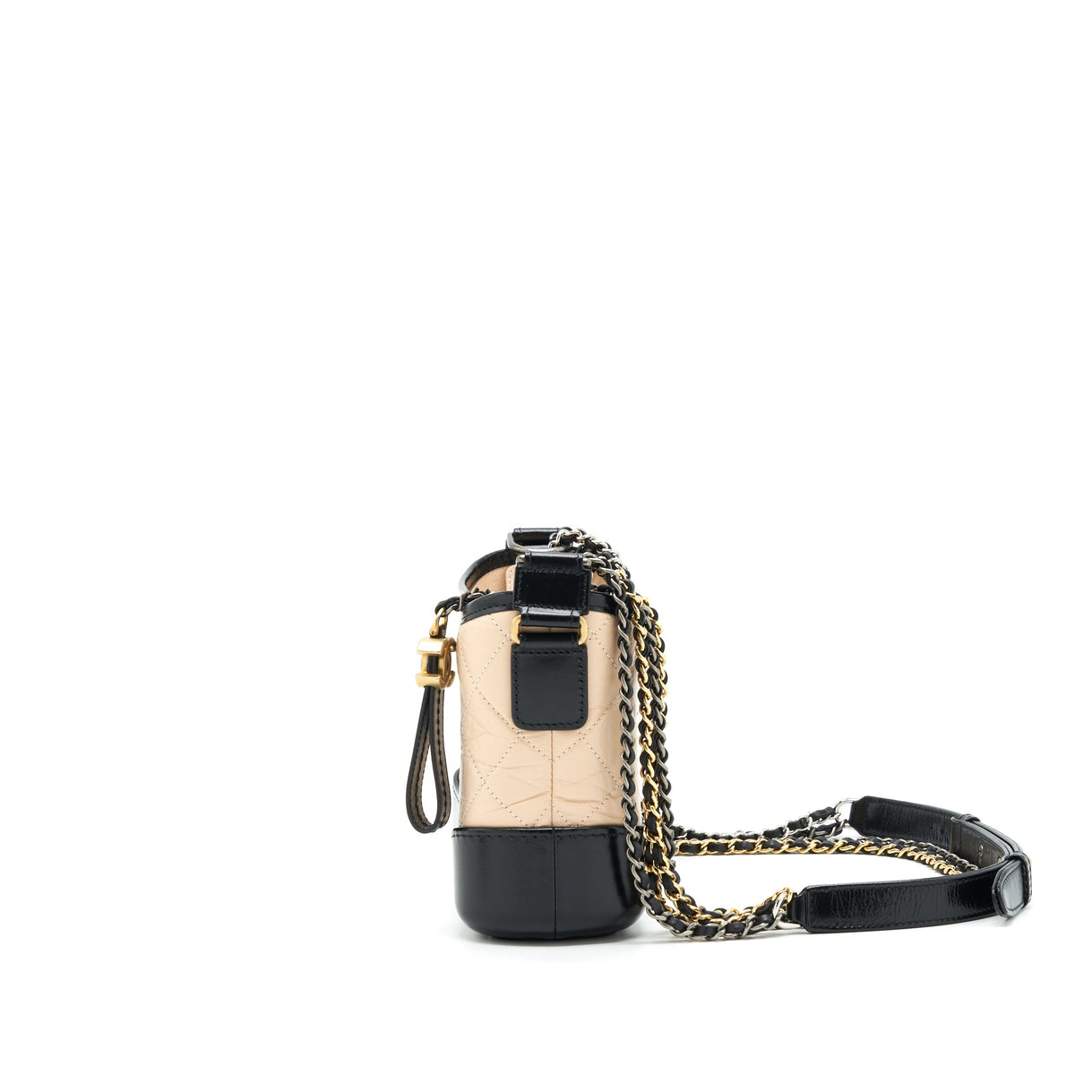 chanel-small-gabrielle-hobo-bag-calfskin-beige-black-ruthenium-gold-silver-hardware
