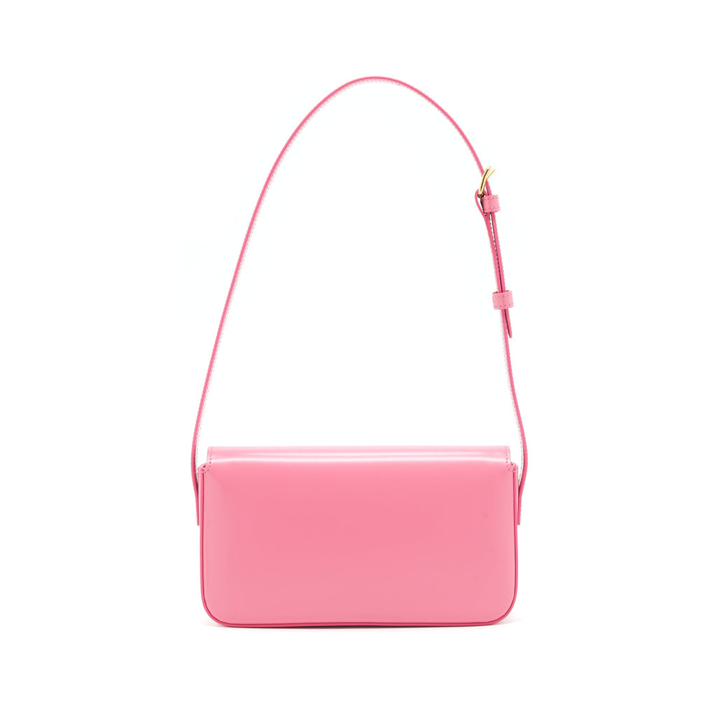 celine-triomphe-shoulder-bag-shiny-calfskin-flamingo