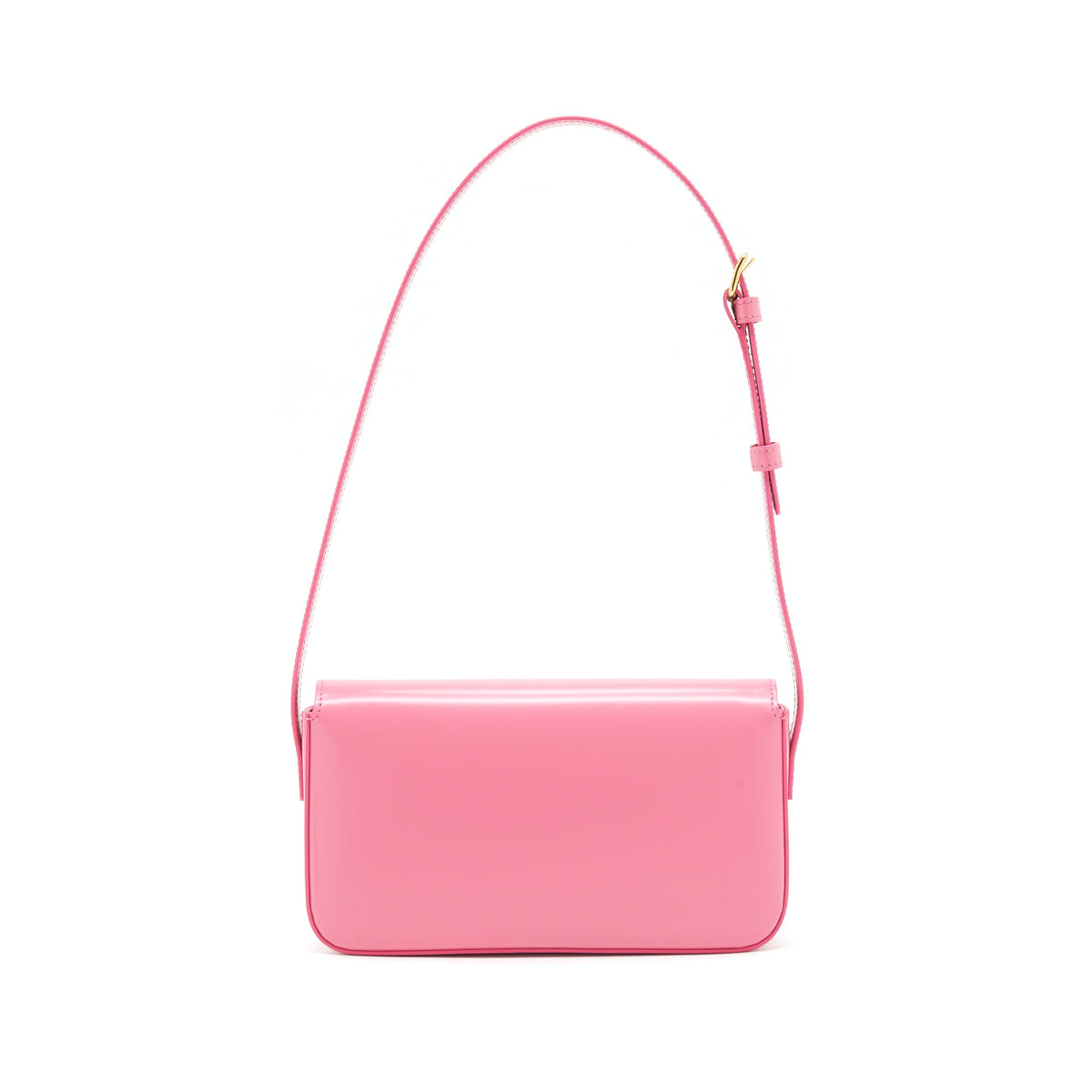 celine-triomphe-shoulder-bag-shiny-calfskin-flamingo