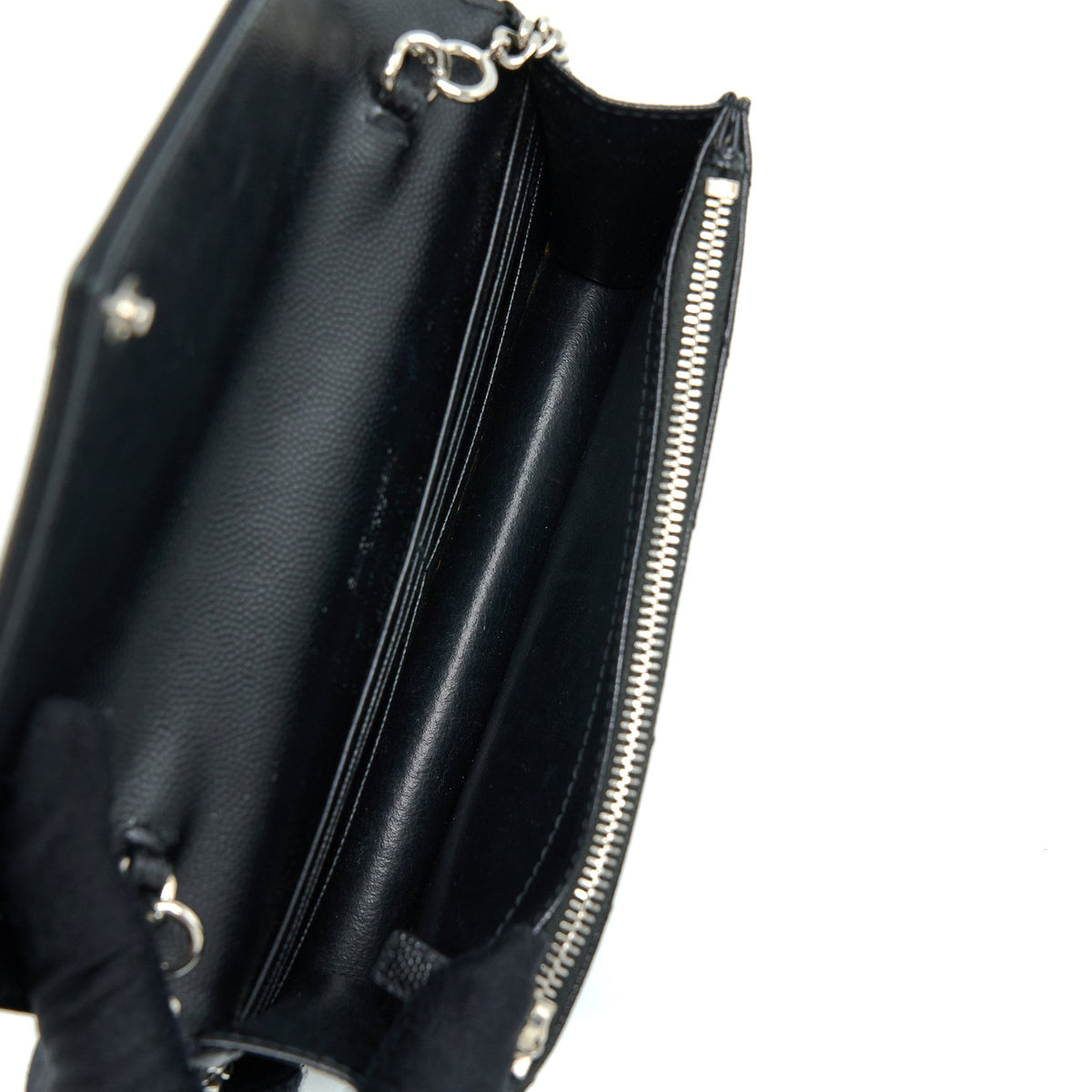 saint-laurent-ysl-envelop-chain-wallet-caviar-black-shw