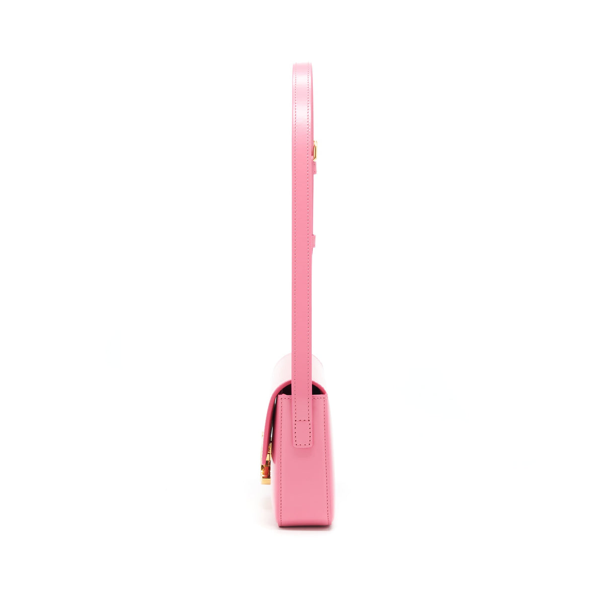 celine-triomphe-shoulder-bag-shiny-calfskin-flamingo