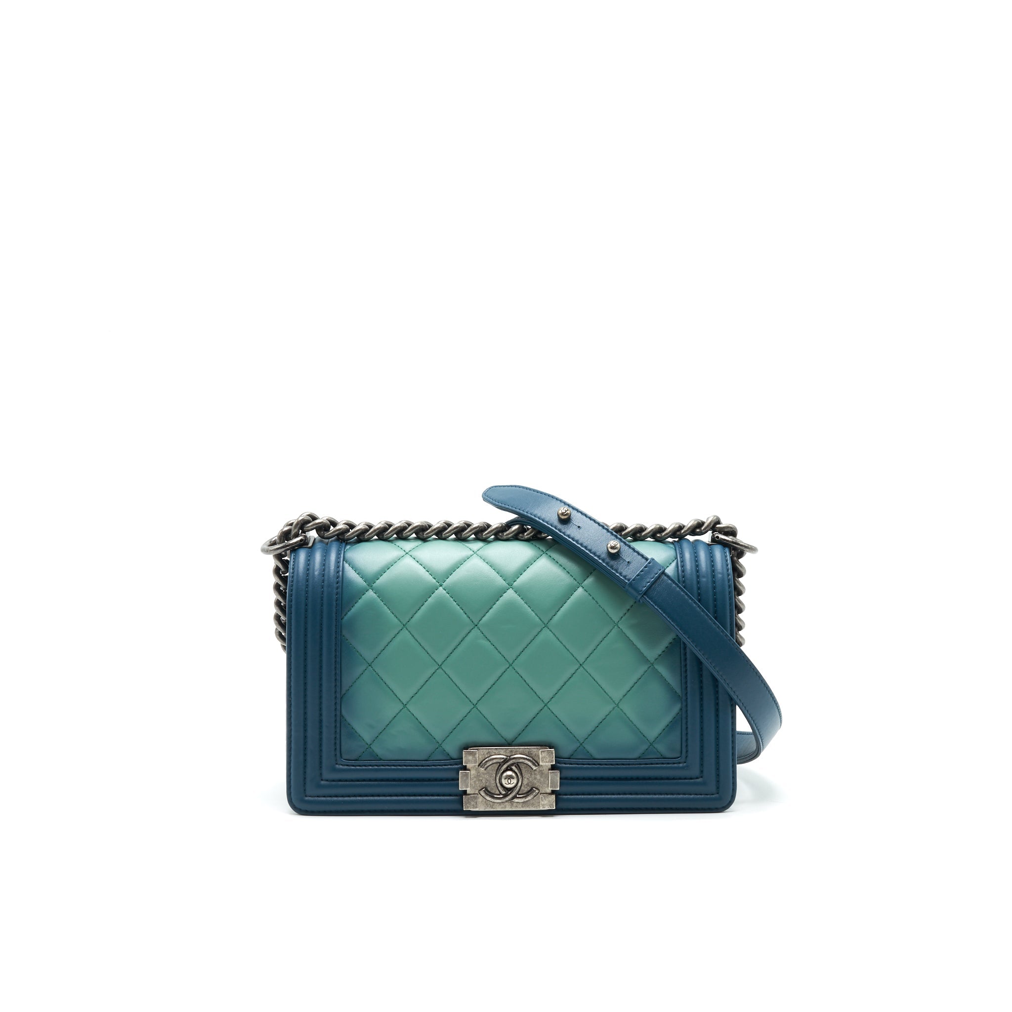 chanel-medium-leboy-bag-greem-ruthenium-hardware