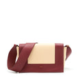 celine-frame-bag-dark-red-light-beige-ghw
