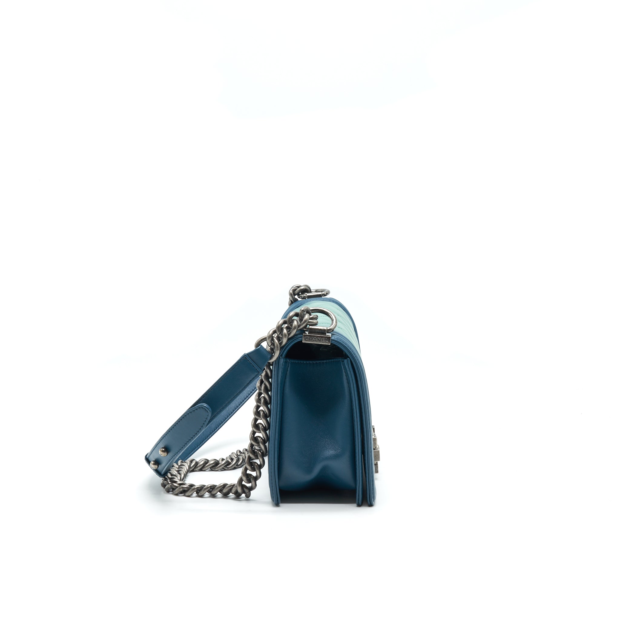 chanel-medium-leboy-bag-greem-ruthenium-hardware