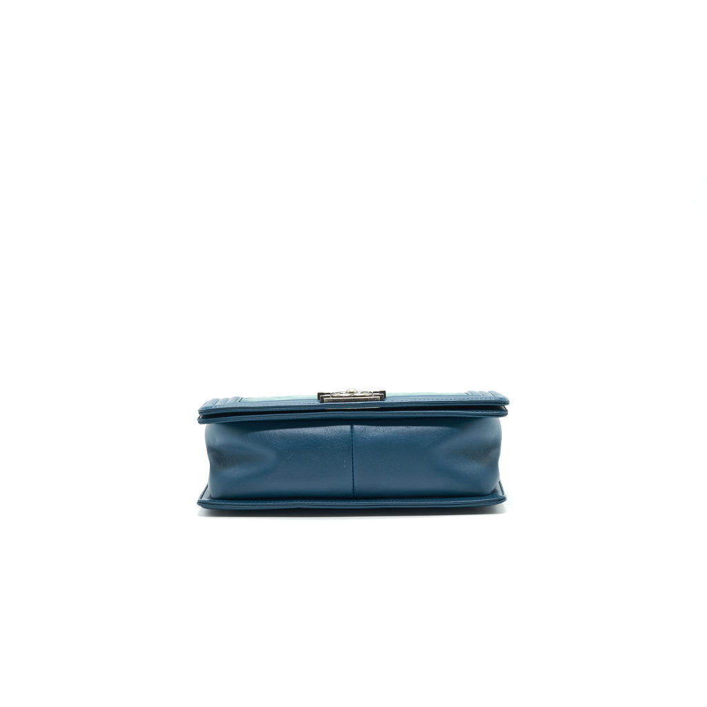chanel-medium-leboy-bag-greem-ruthenium-hardware