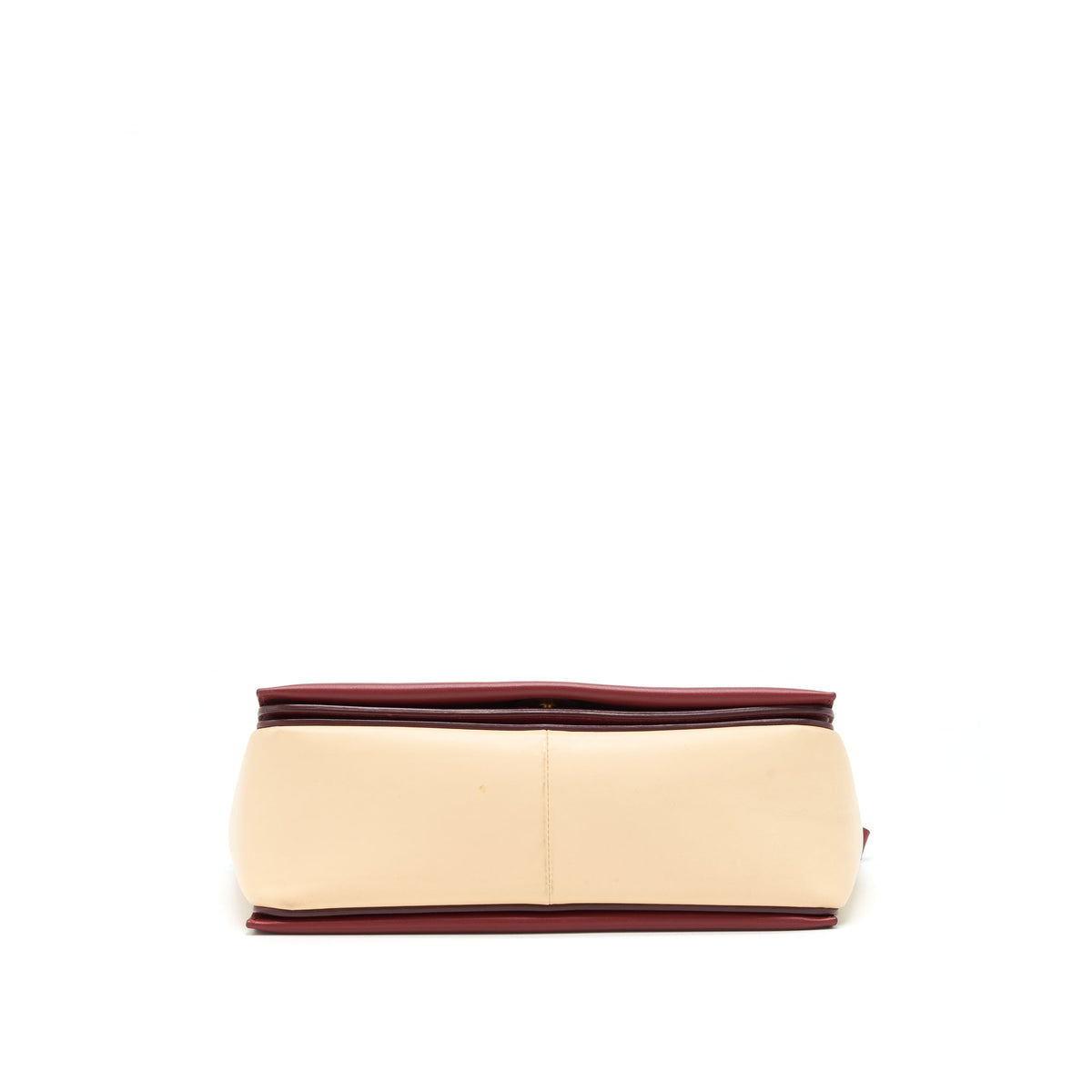 celine-frame-bag-dark-red-light-beige-ghw