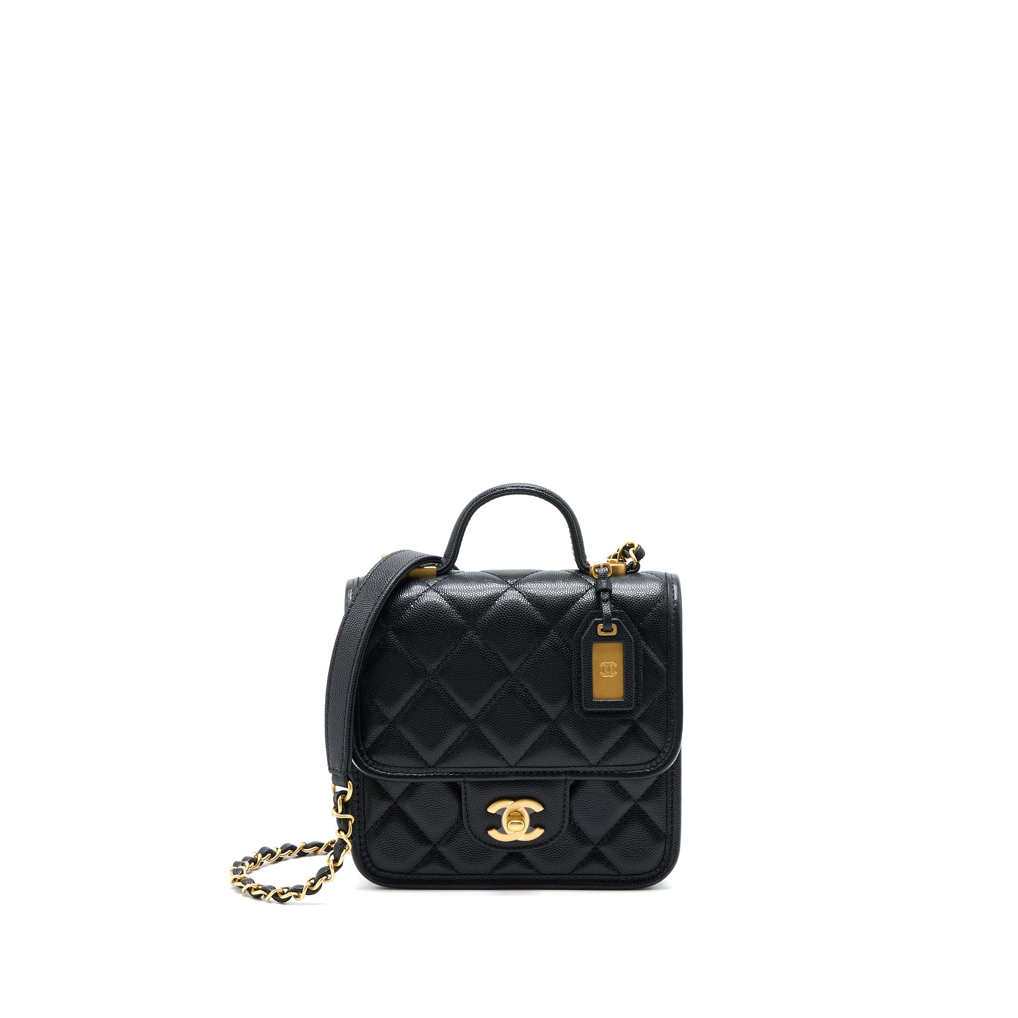chanel-22k-top-handle-messenger-bag-caviar-black-brushed-ghwmicrochip