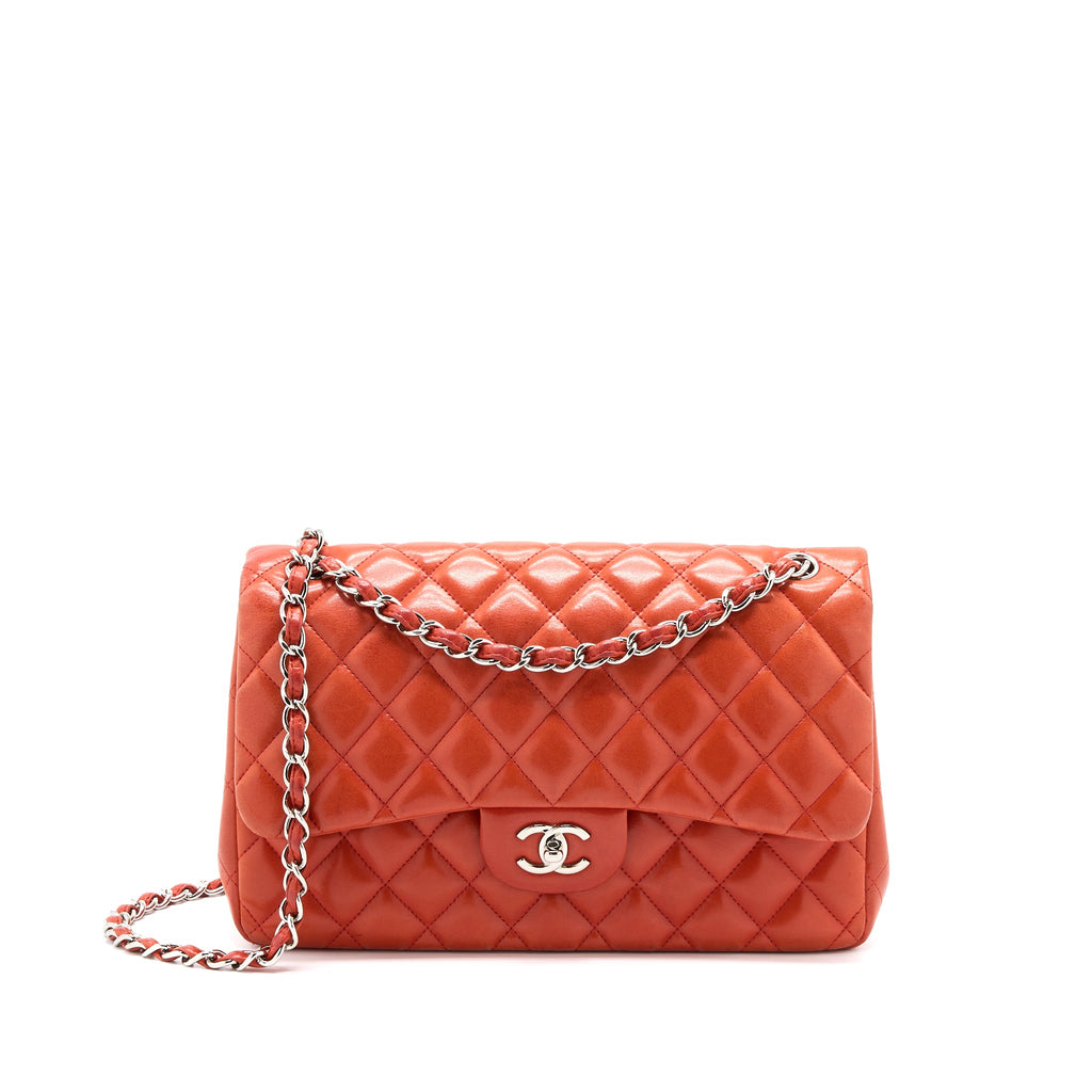 chanel-jumbo-classic-double-flap-bag-lambskin-coral-shw