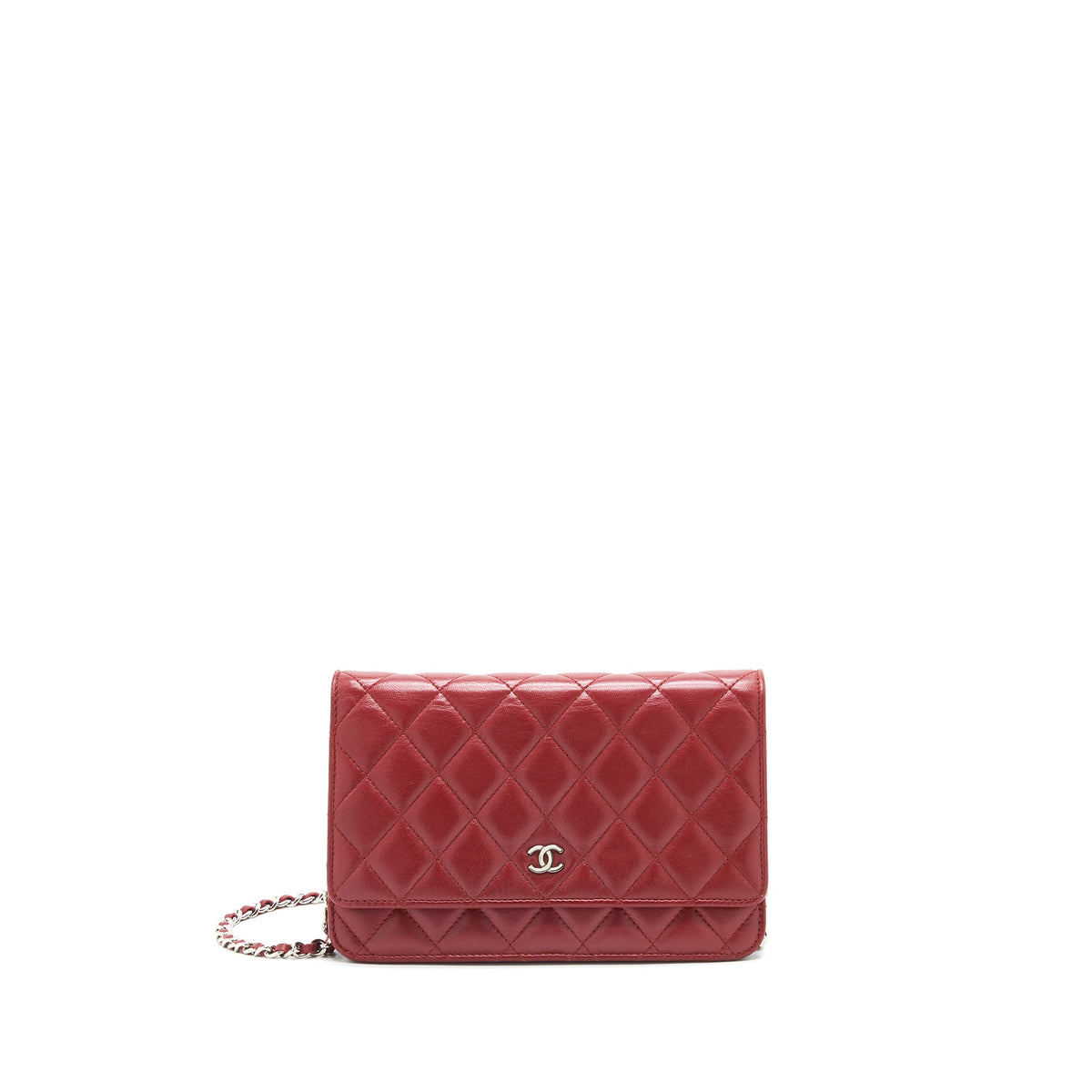 chanel-classic-wallet-on-chain-lambskin-dark-red-shw