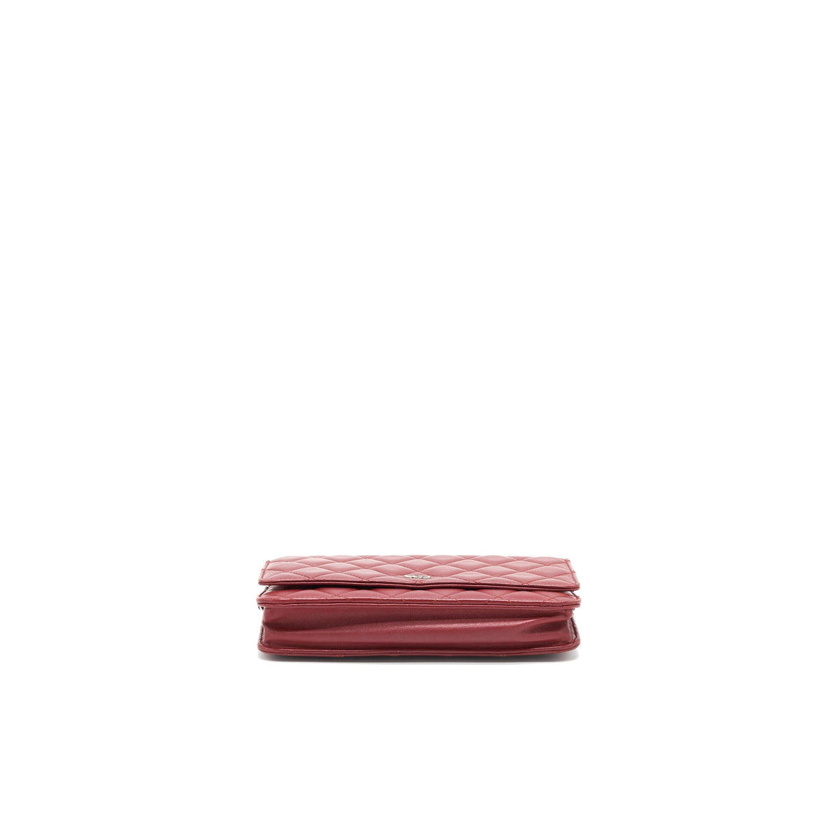 chanel-classic-wallet-on-chain-lambskin-dark-red-shw