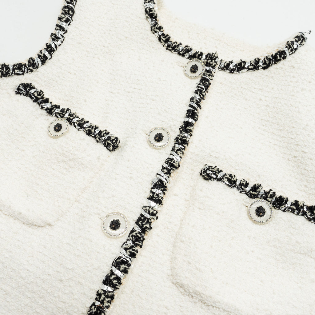 chanel-size-34-22p-mid-length-mini-dress-tweed-white-black