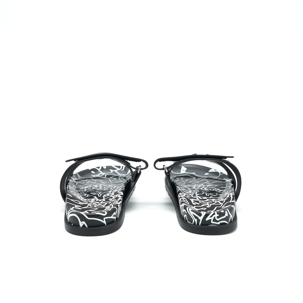 hermes-size-42-men-s-chypre-sandal-black-and-white