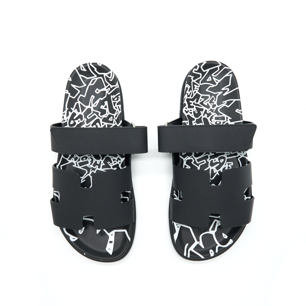 hermes-size-42-men-s-chypre-sandal-black-and-white
