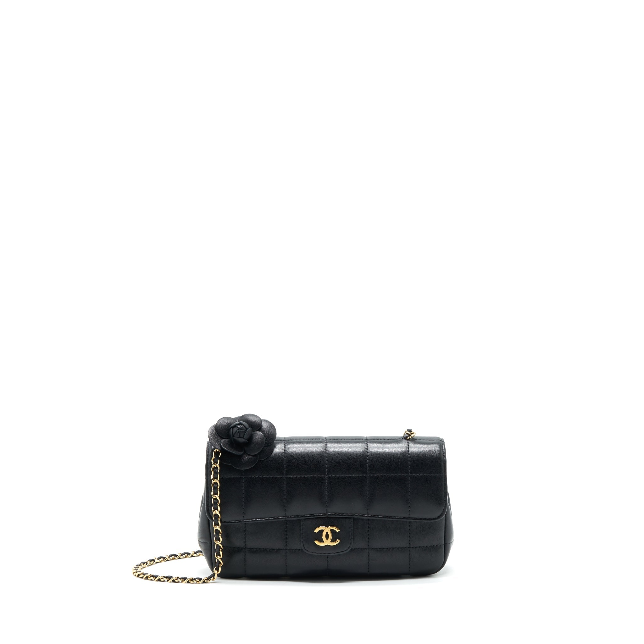 chanel-lambskin-camellia-mini-flap-shoulder-bag-black