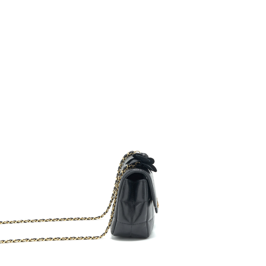 chanel-lambskin-camellia-mini-flap-shoulder-bag-black