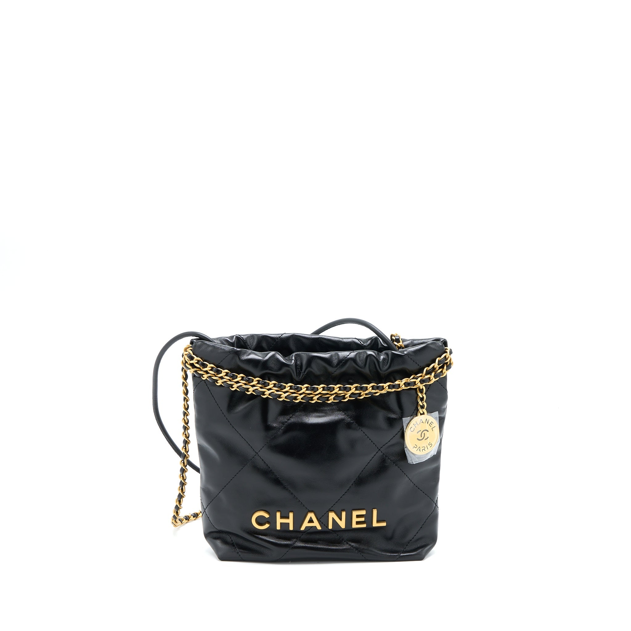 chanel-23s-mini-22-bag-shiny-calfskin-black-brushed-ghwmicrochip