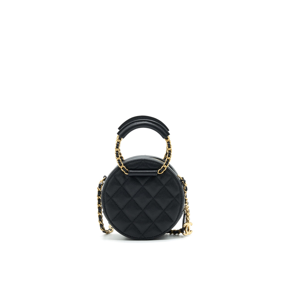 chanel-top-handle-caviar-round-clutch-with-chain-black-ghw