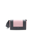celine-frame-shoulder-bag-light-purple-dark-grey