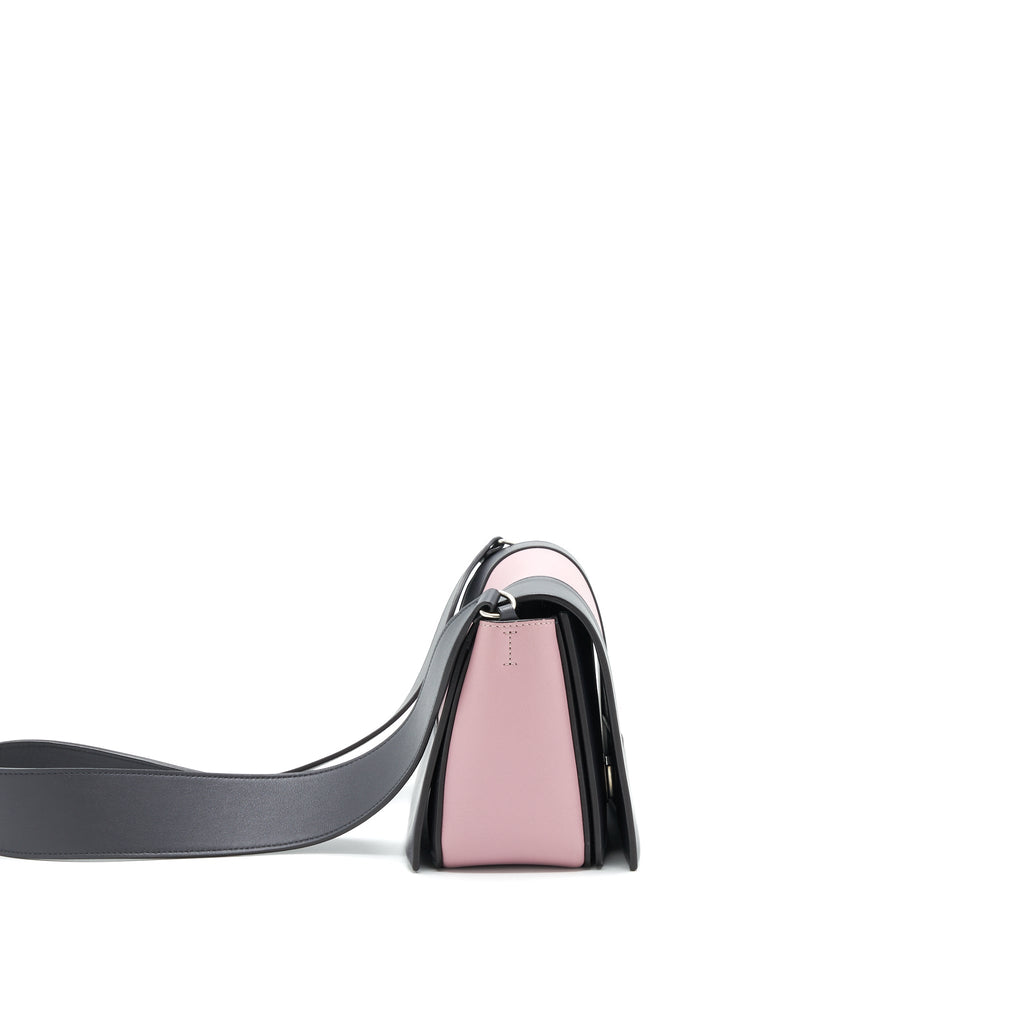 celine-frame-shoulder-bag-light-purple-dark-grey