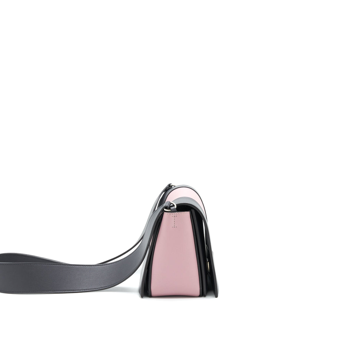 celine-frame-shoulder-bag-light-purple-dark-grey