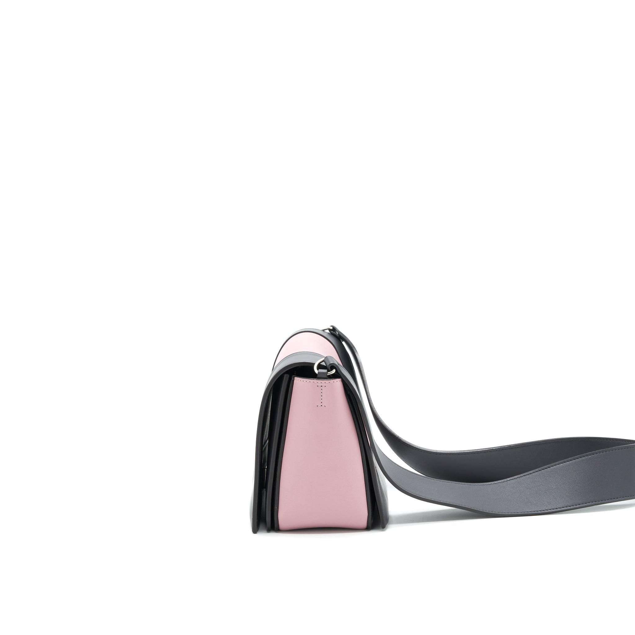 celine-frame-shoulder-bag-light-purple-dark-grey