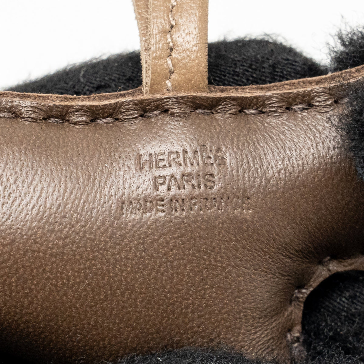 hermes-budy-shearing-bag-charm-black-chocolate-etoupe-stamp-w