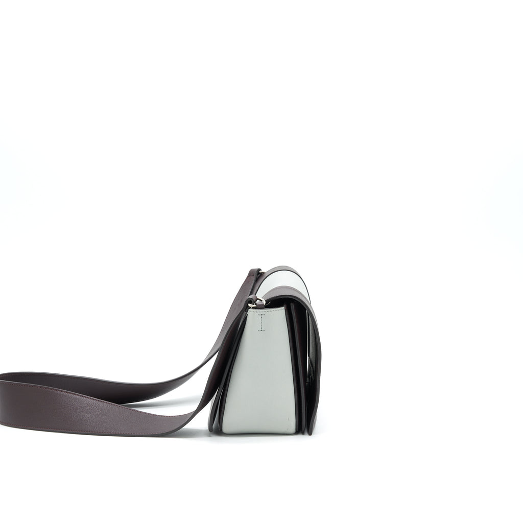 celine-frame-shoulder-bag-grey-burgundy