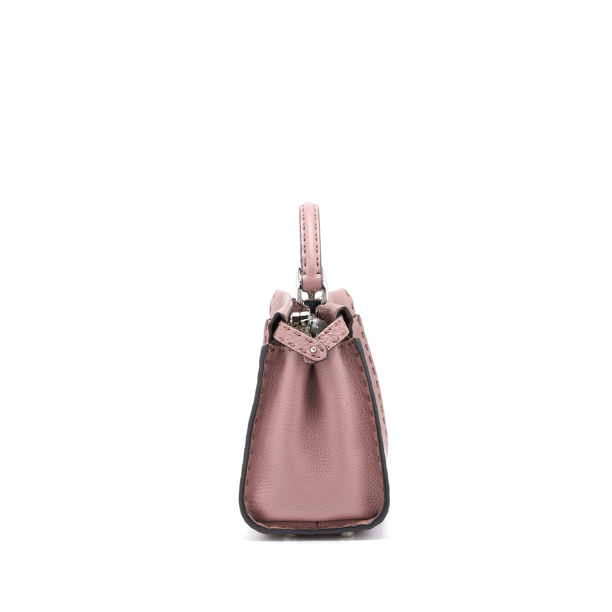 fendi-mini-peekaboo-grained-calfskin-pink-shw
