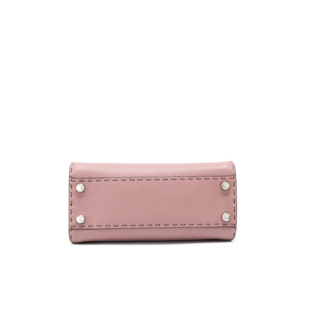 fendi-mini-peekaboo-grained-calfskin-pink-shw