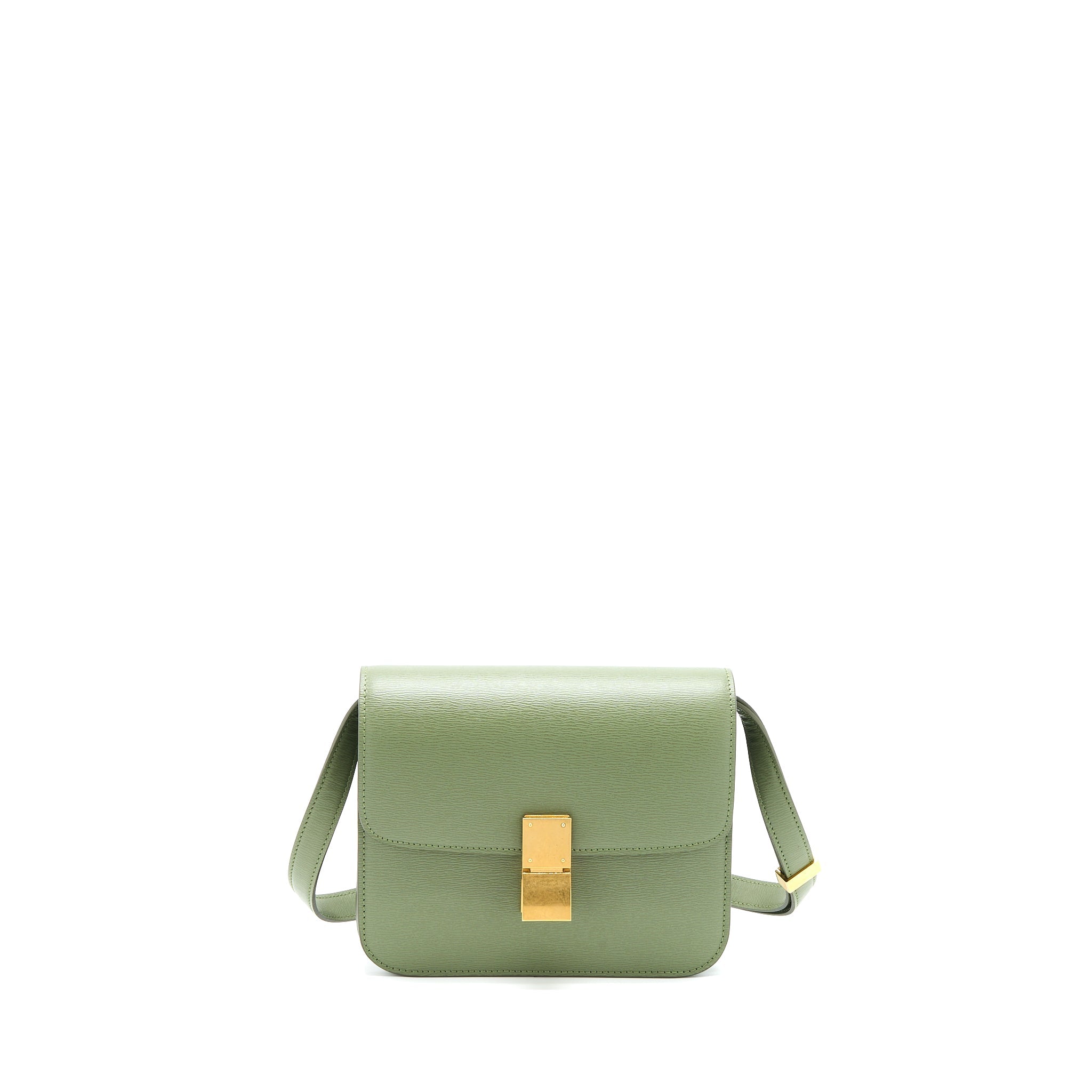 celine-teen-box-calfskin-green-ghw