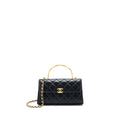 chanel-22b-flap-bag-with-enamel-top-handle-lambskin-black-ghw