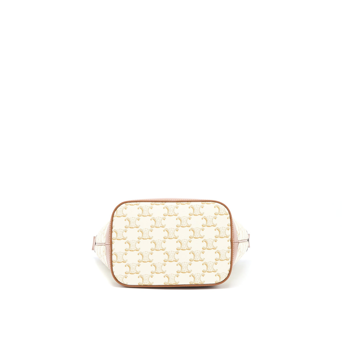 celine-small-bucket-bag-triomphe-canvas-calfskin-white