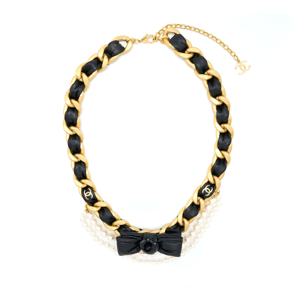 chanel-size-80-fancy-belt-with-pearl-drop-leather-bow-brushed-ghw