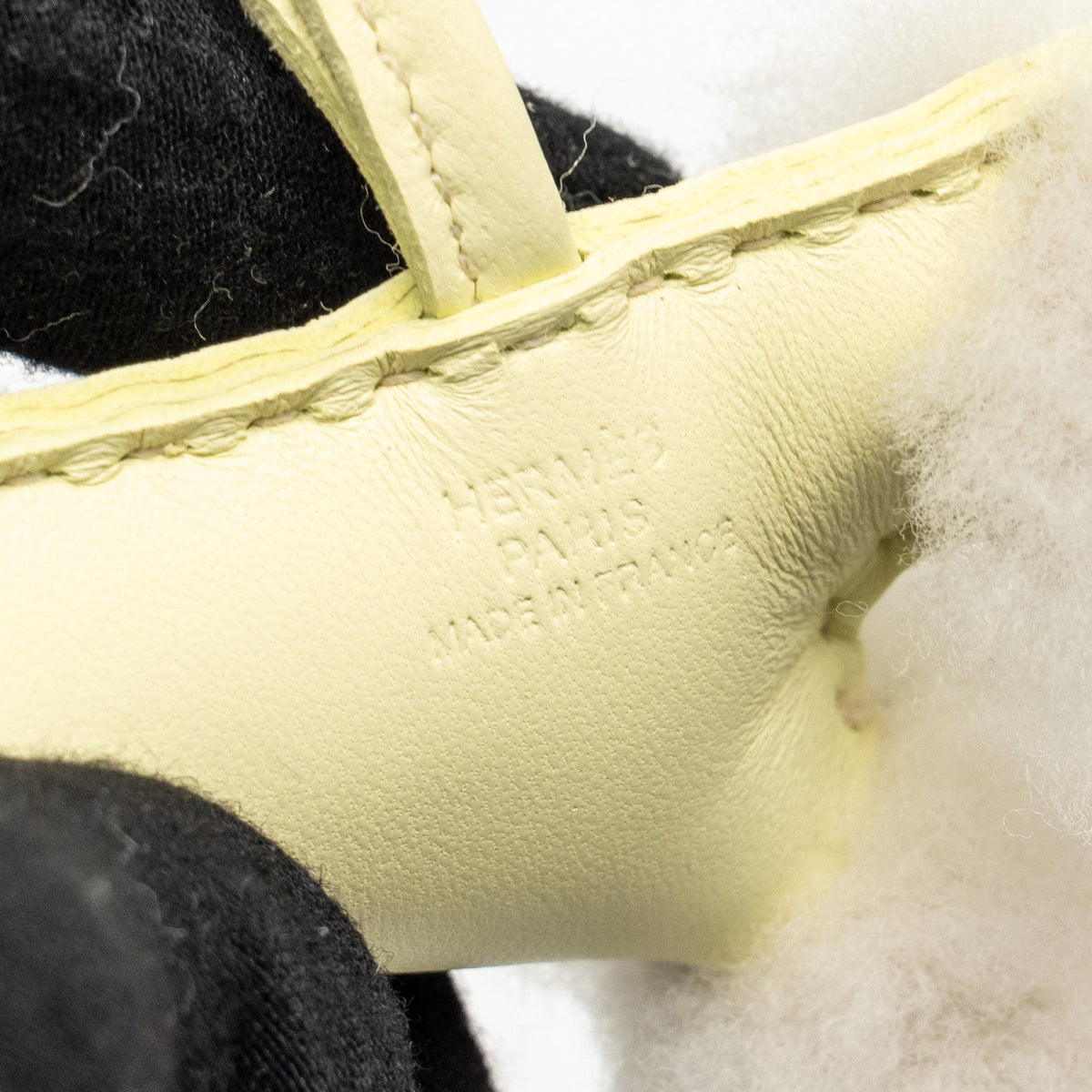 hermes-budy-shearing-bag-charm-wool-lambskin-jaune-milton-white-stamp-k