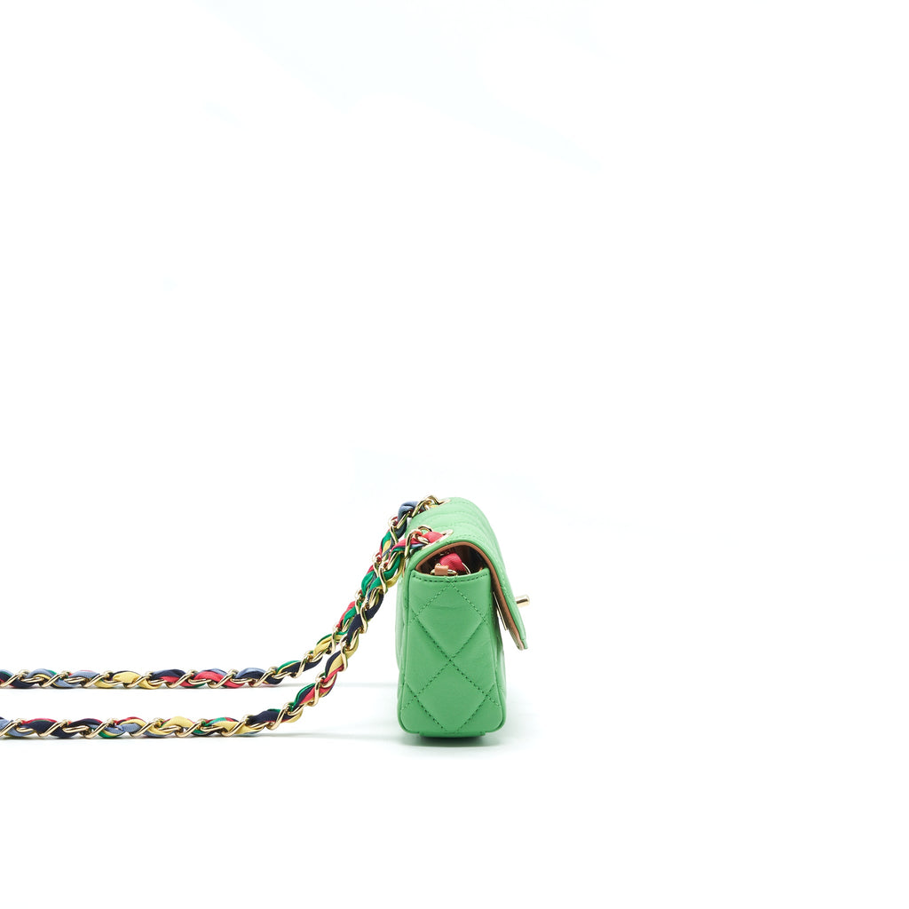 chanel-small-scarf-entwined-chain-bag-green-1