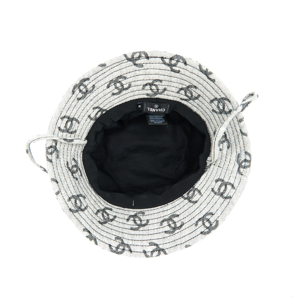 chanel-22k-size-m-cc-logo-denim-bucket-hat-blue-grey