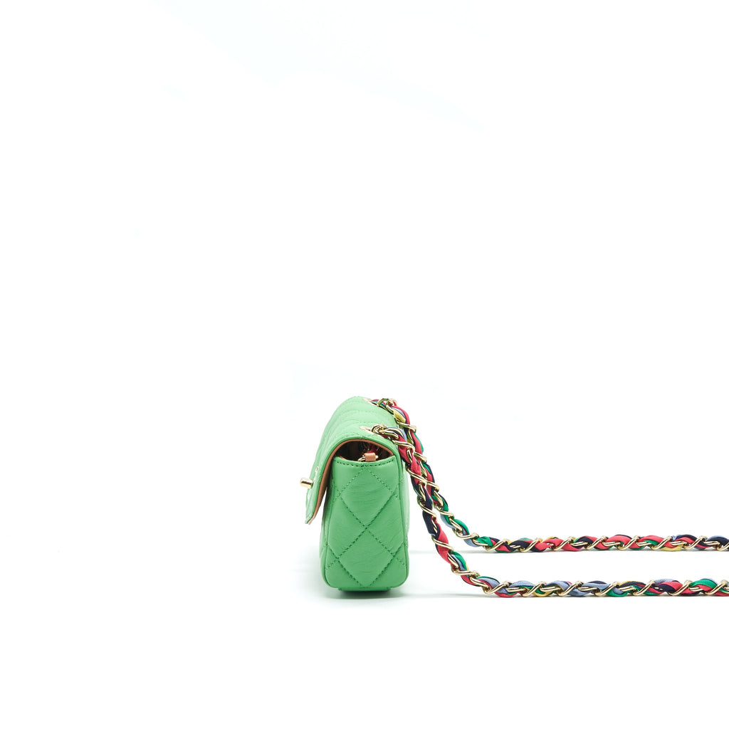 chanel-small-scarf-entwined-chain-bag-green-1